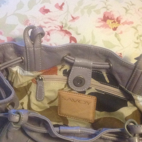 Savoy Vintage Anthropologie Drawstring Bag - Picture 3 of 8